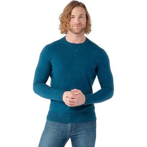 SmartWool Mens Sparwood Crew Sweater(Twilight Blue Donegal)
