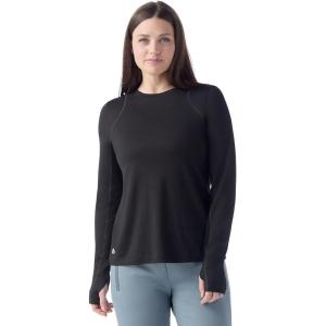 SmartWool Womens Active Long Sleeve(Black)