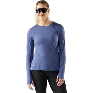 SmartWool Womens Active Long Sleeve(Nightfall Blue)