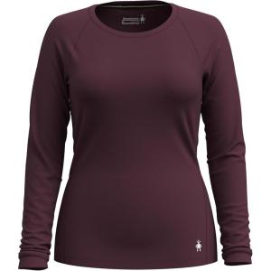 SmartWool Womens Classic All-Season Merino Base Layer Crew(Eggplant)