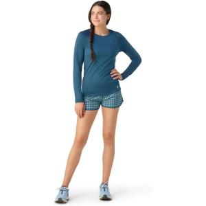 SmartWool Womens Classic All-Season Merino Base Layer Crew(Twilight Blue)