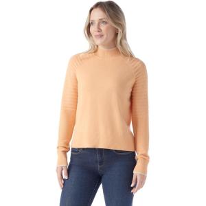 SmartWool Womens Edgewood Mock Neck Sweater(Apricot Marl)