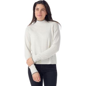 SmartWool Womens Edgewood Mock Neck Sweater(Natural Donegal)