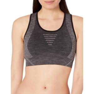 SmartWool Womens Intraknit Racerback Bra(Black 1 Heather)