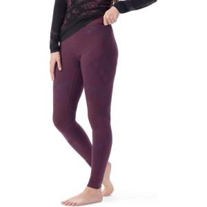 SmartWool Womens Intraknit Thermal Merino Base Layer Bottoms(Eggplant/Nival Blue)