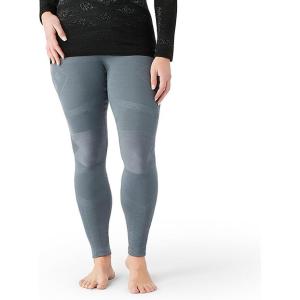 SmartWool Womens Intraknit Thermal Merino Base Layer Bottoms(Pewter Blue/Lead)