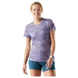 SmartWool Womens Merino Short Sleeve Tee(Purple Storm Mountain)