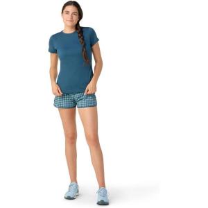 SmartWool Womens Merino Short Sleeve Tee(Twilight Blue)