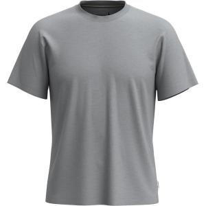 Smartwool Men’s Perfect Crew Short Sleeve Tee(Light Gray Heather)
