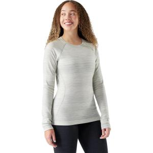 Smartwool Women’s Classic Thermal Merino Base Layer Crew(Light Gray Color Shift)