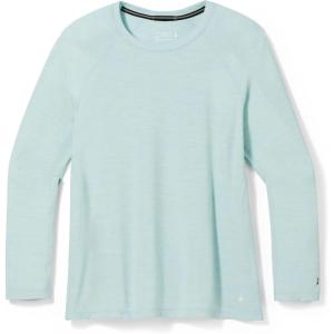 Smartwool Women’s Plus Size Classic Thermal Merino Base Layer Crew(Aqua Heather)