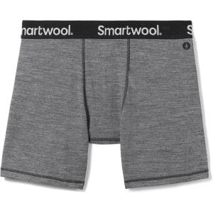 Smartwool mens Active Boxer Brief Boxed(Medium Gray Heather)