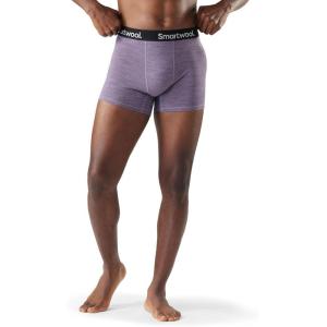 Smartwool mens Active Boxer Brief Boxed(Purple Storm Heather)