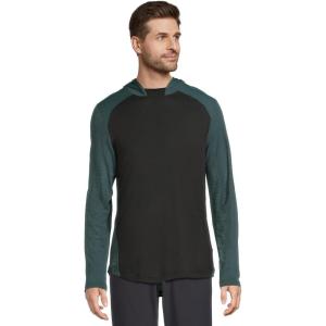 Smartwool mens Active Mesh Hoodie(Evergreen-black)