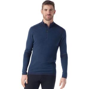 Smartwool mens Intraknit Alpine 1/4 Zip(Deep Navy)