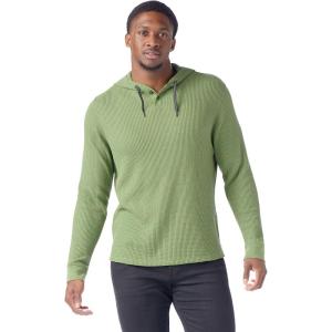 Smartwool mens Waffle Henley Hoodie(Fern Green)