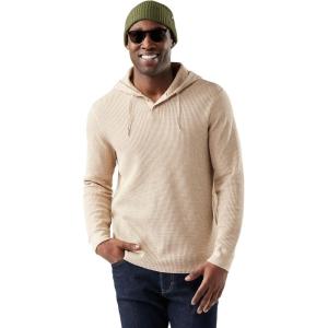 Smartwool mens Waffle Henley Hoodie(Toffee Cream Heather)