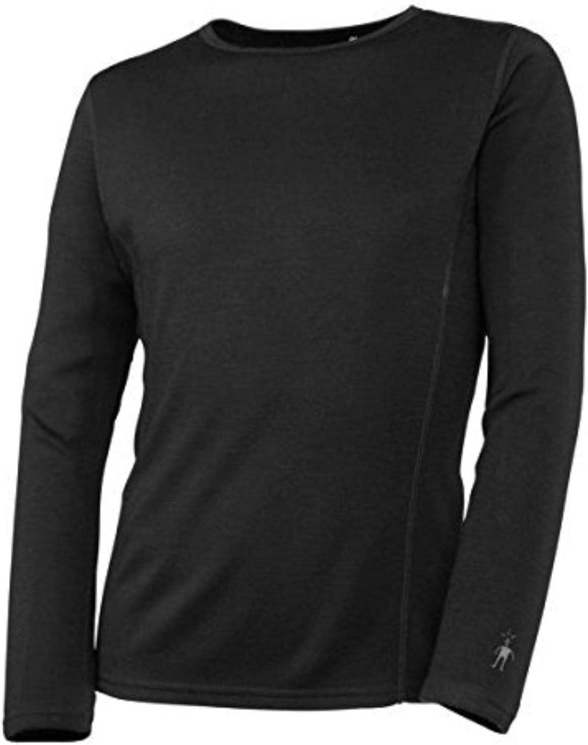 image:imageSmartwool Kids Classic Thermal Merino Base Layer Crew for Boys and GirlsBlack