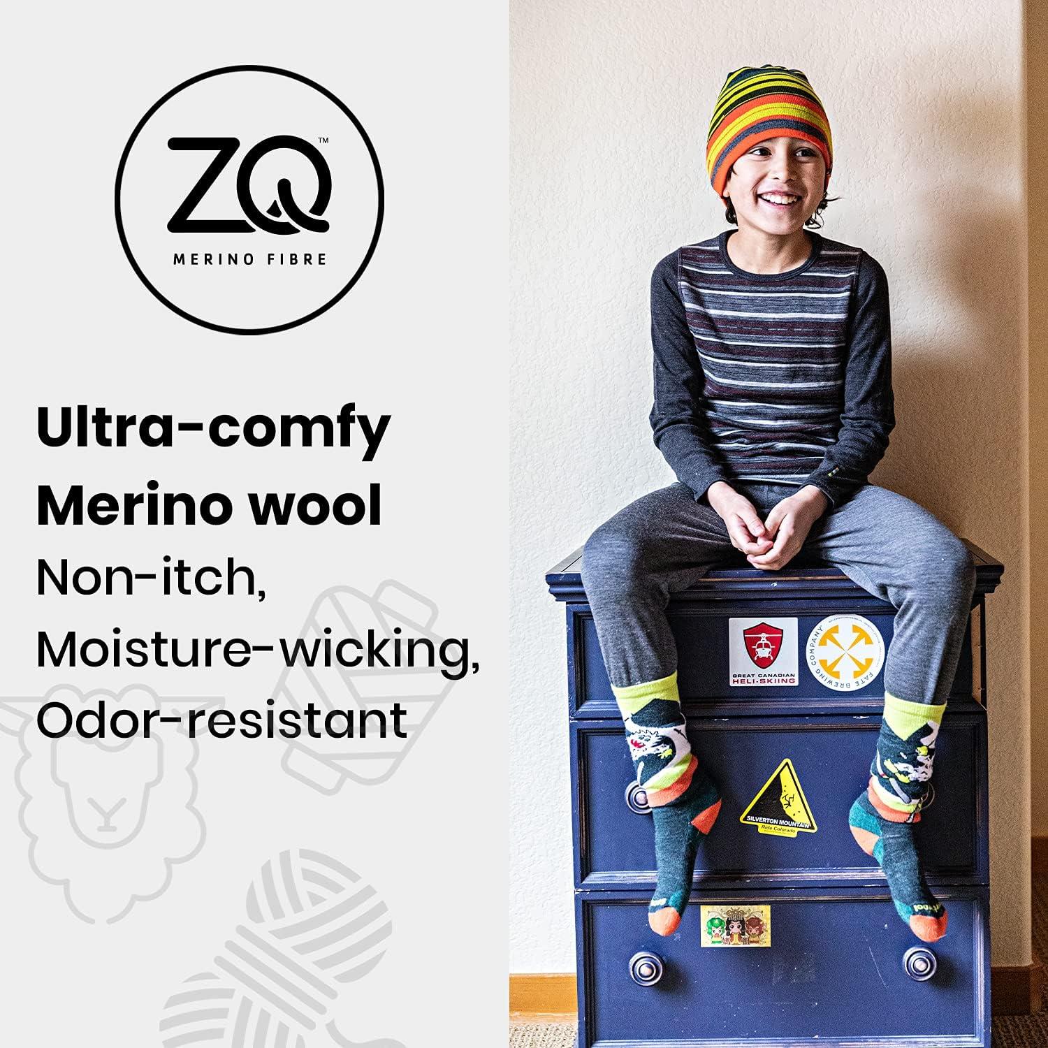 image:imageSmartwool Unisex Kids Ski Light Cushion Over the Calf Socks ToddlerLittle KidBig Kid SocksMedium Gray