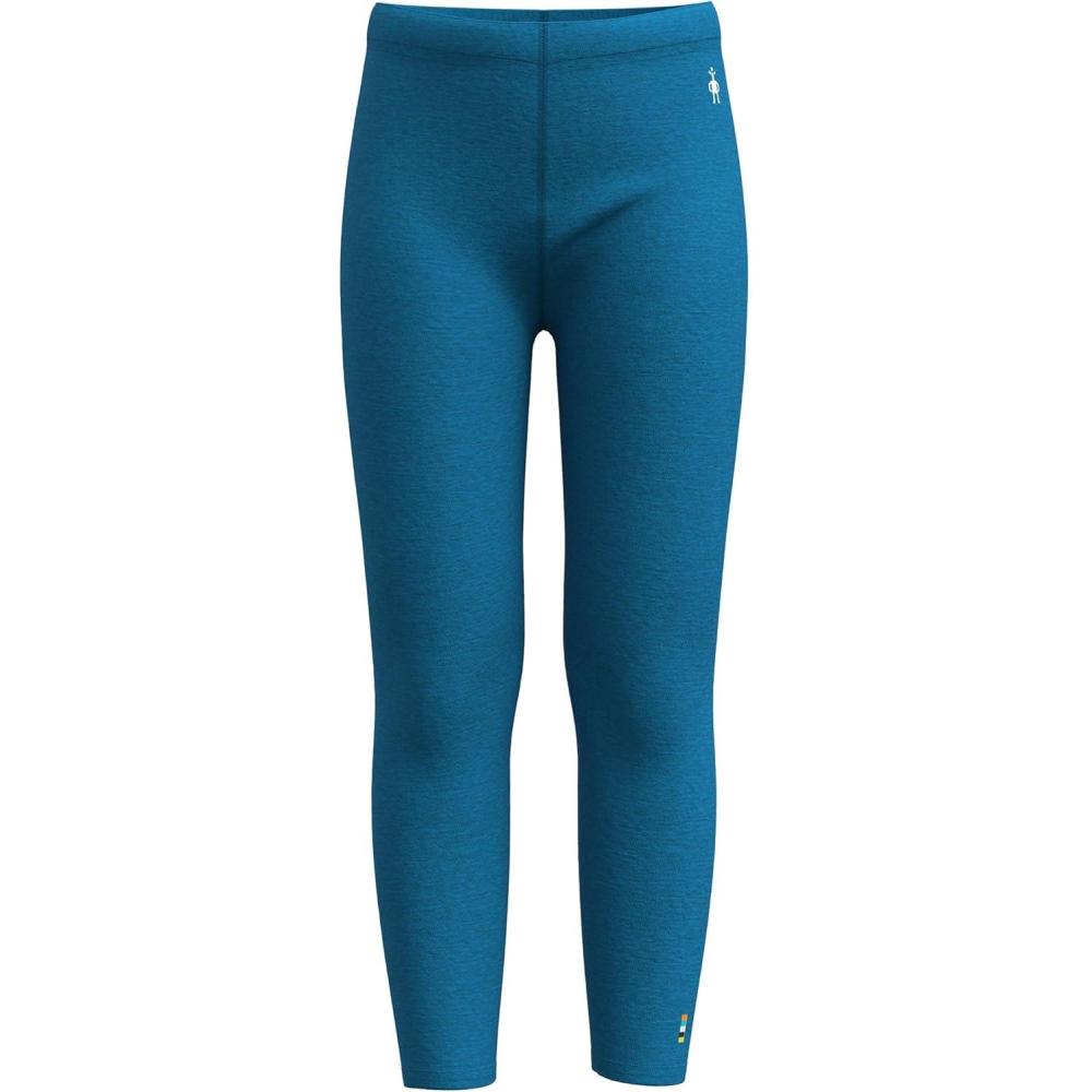 image:imageSmartwool Kids Classic Thermal Merino Base Layer Bottoms for Boys and GirlsToddlerLittle KidBig KidNival Blue Heather