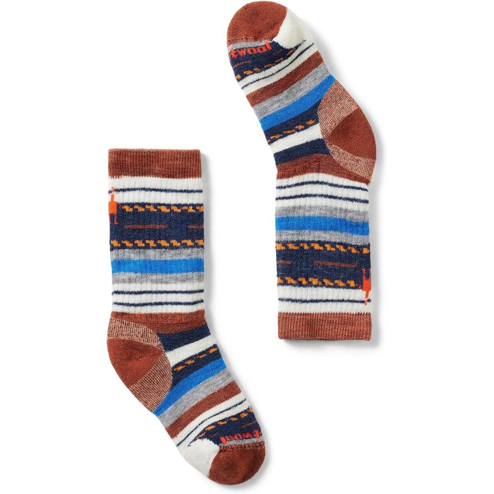 image:imageSmartwool Unisex Kids Hike Full Cushion Margarita Crew Socks ToddlerLittle KidBig KidPicante