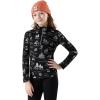 image:imageSmartWool Boys Classic Thermal Merino Base Layer 14 Zip ToddlerLittle KidBig KidBlack Ski Day