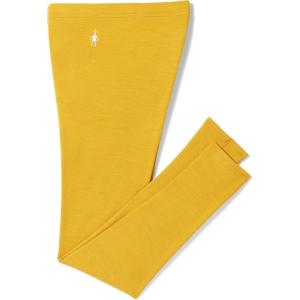 Smartwool Kid’s Classic Thermal Merino Base Layer Bottoms for Boys and Girls(Toddler/Little Kid/Big Kid)(Honey Gold)