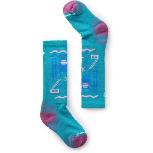 Smartwool Unisex Kids Wintersport Full Cushion Ski Day Over-the-calf Socks (Toddler/Little Kid/Big Kid)(Capri)