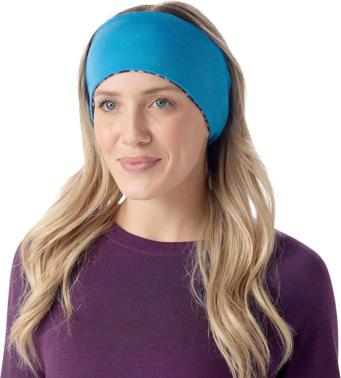 image:imageSmartwool Thermal Merino Reversible HeadbandPurple Iris Retro Line