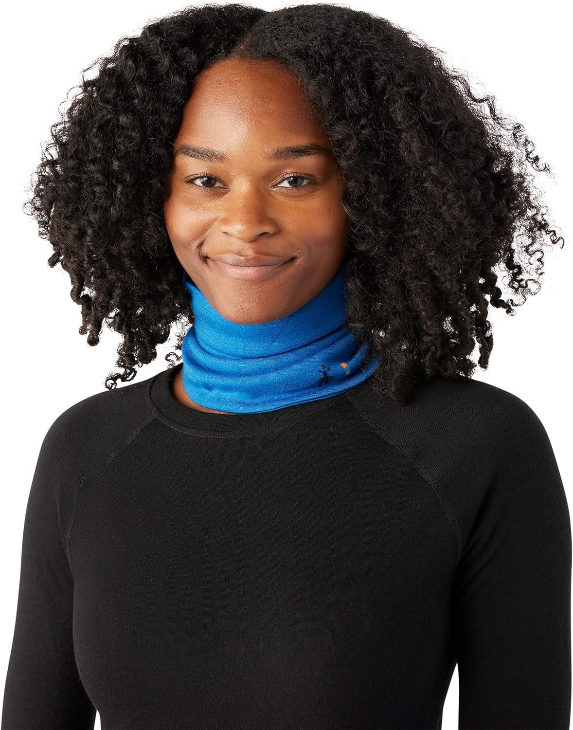 image:imageSmartwool Thermal Merino Reversible Neck Gaiter For Men and WomenLaguna Blue Heather