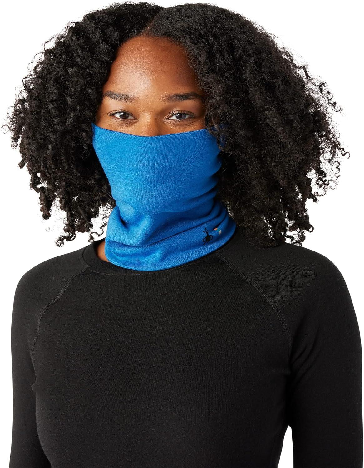 image:imageSmartwool Thermal Merino Reversible Neck Gaiter For Men and WomenLaguna Blue Heather