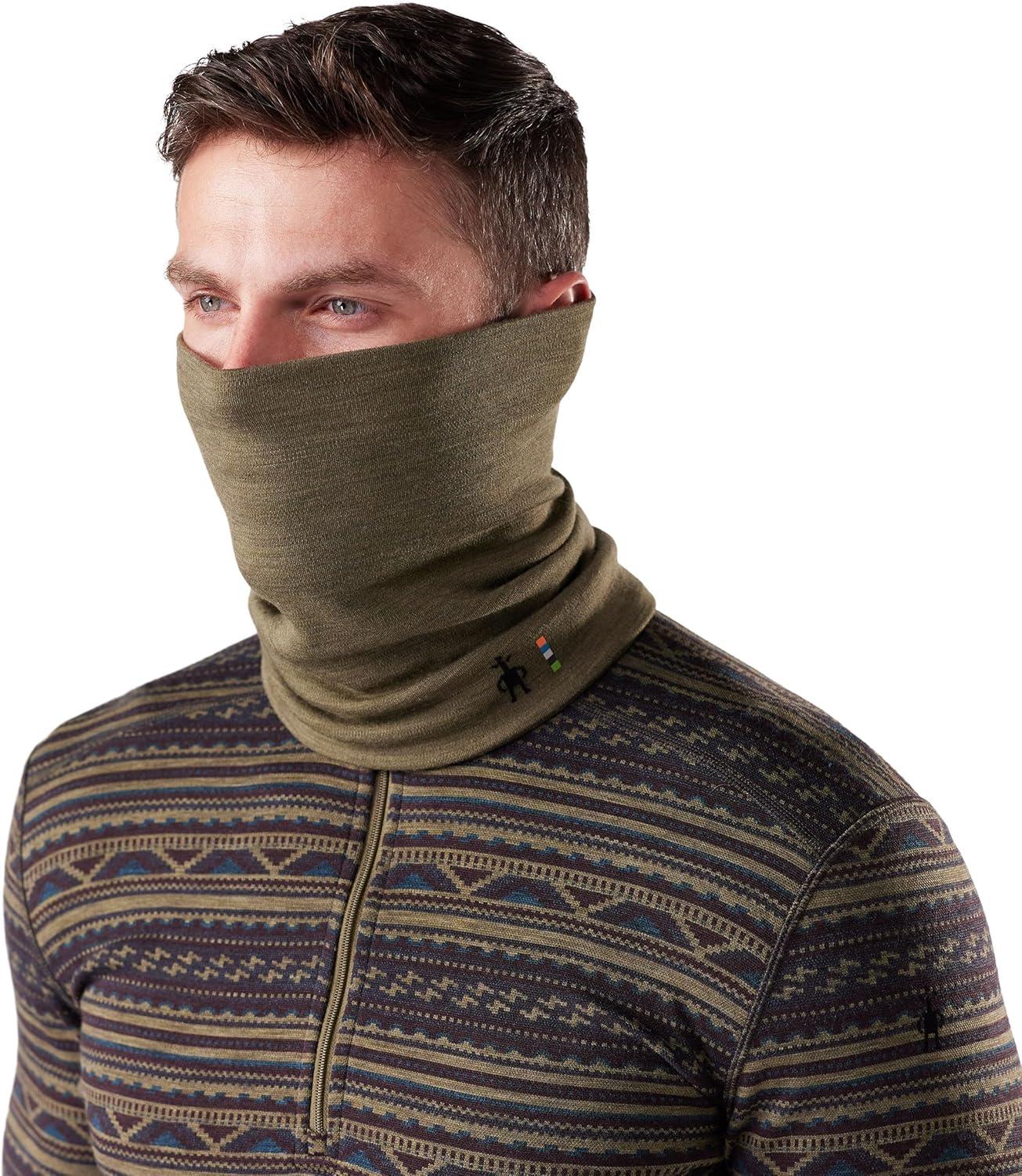 image:imageSmartwool Thermal Merino Reversible Neck Gaiter For Men and WomenWinter Moss Heather