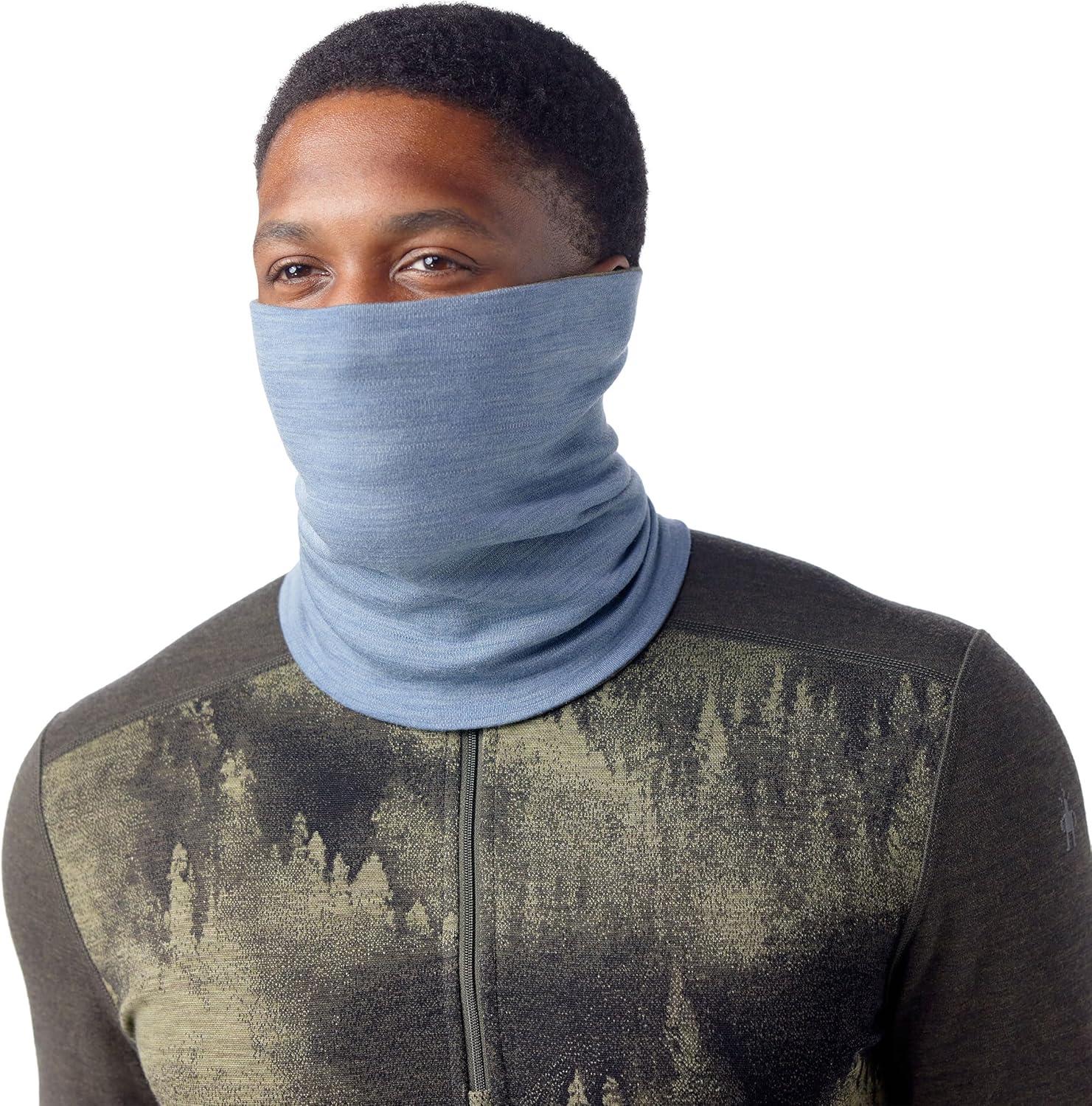 image:imageSmartwool Thermal Merino Reversible Neck Gaiter For Men and WomenWinter Mosspewter Blue