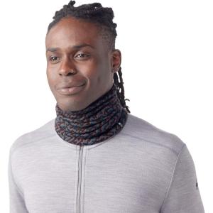 Smartwool Thermal Merino Reversible Neck Gaiter For Men and Women(Black Retro Line)