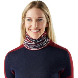 Smartwool Thermal Merino Reversible Neck Gaiter For Men and Women(Currant Alpine Apres)