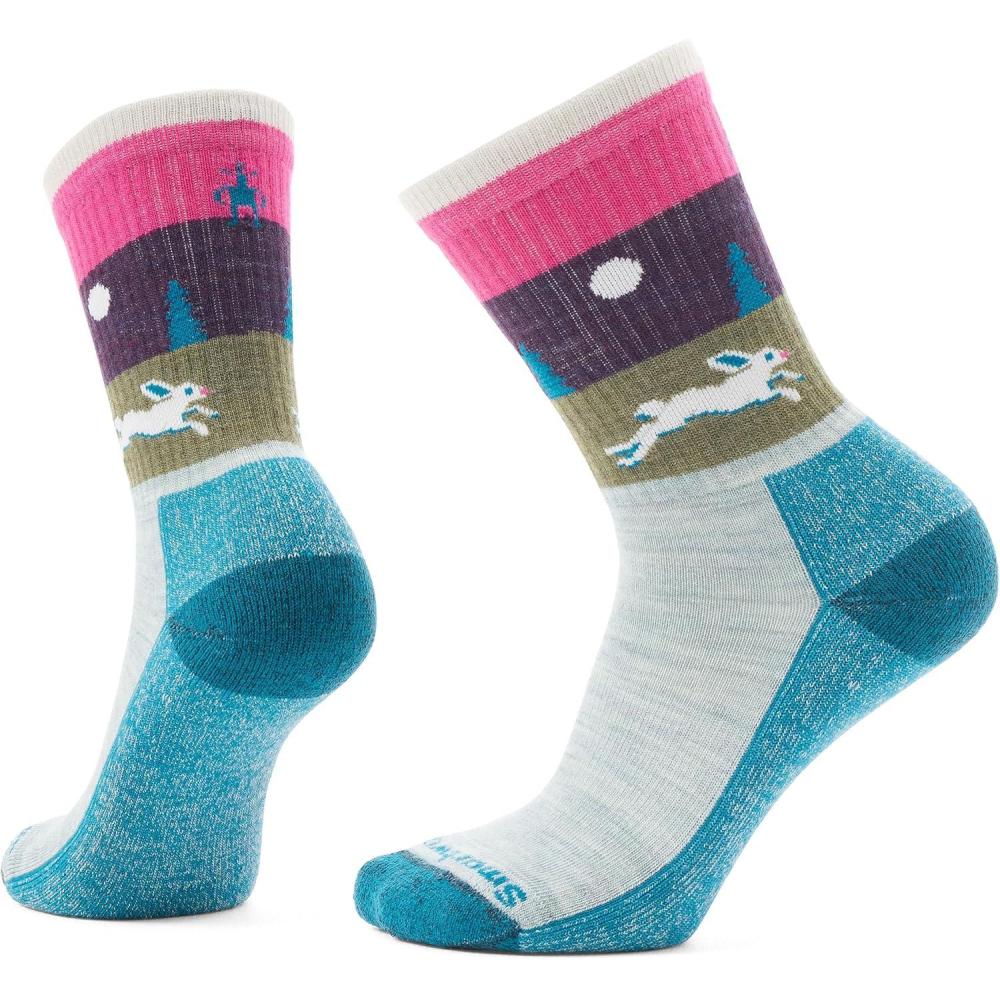 image:imageSmartwool Unisex Everyday Hare Chase Crew SocksFrosty Green