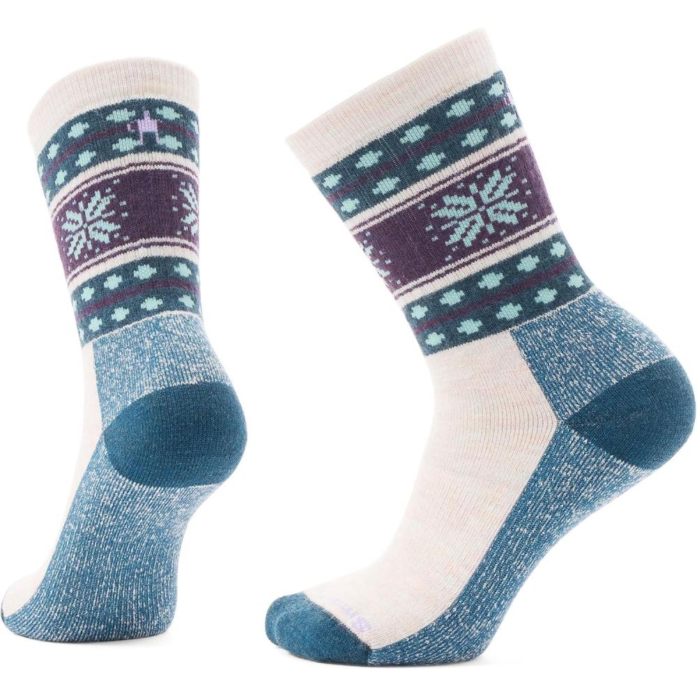 image:imageSmartwool Unisex Everyday Snowflake Dream Crew SocksMoonbeam