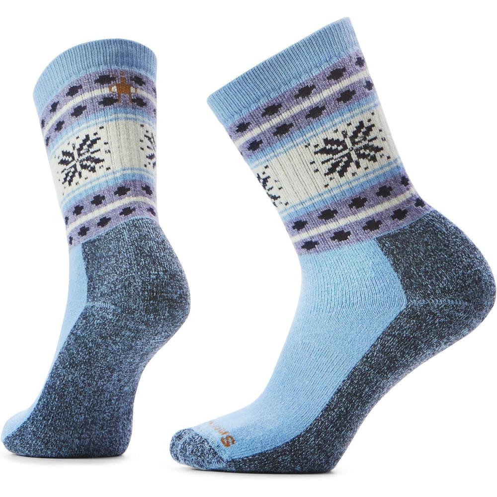image:imageSmartwool Unisex Everyday Snowflake Dream Crew SocksSerene Blue