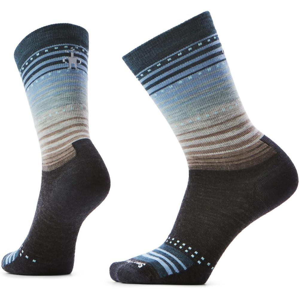 image:imageSmartwool Unisex Everyday Stitch Stripe Crew SocksCharcoalAsh