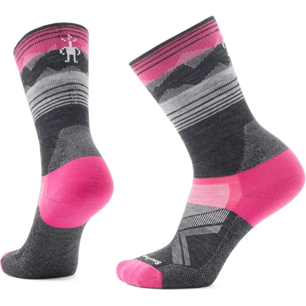 image:imageSmartwool Womens Bike Targeted Cushion Cold Weather Crew SocksCharcoal