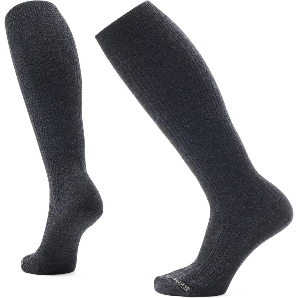 image:imageSmartwool Womens Everyday Cable Knee High SocksCharcoal
