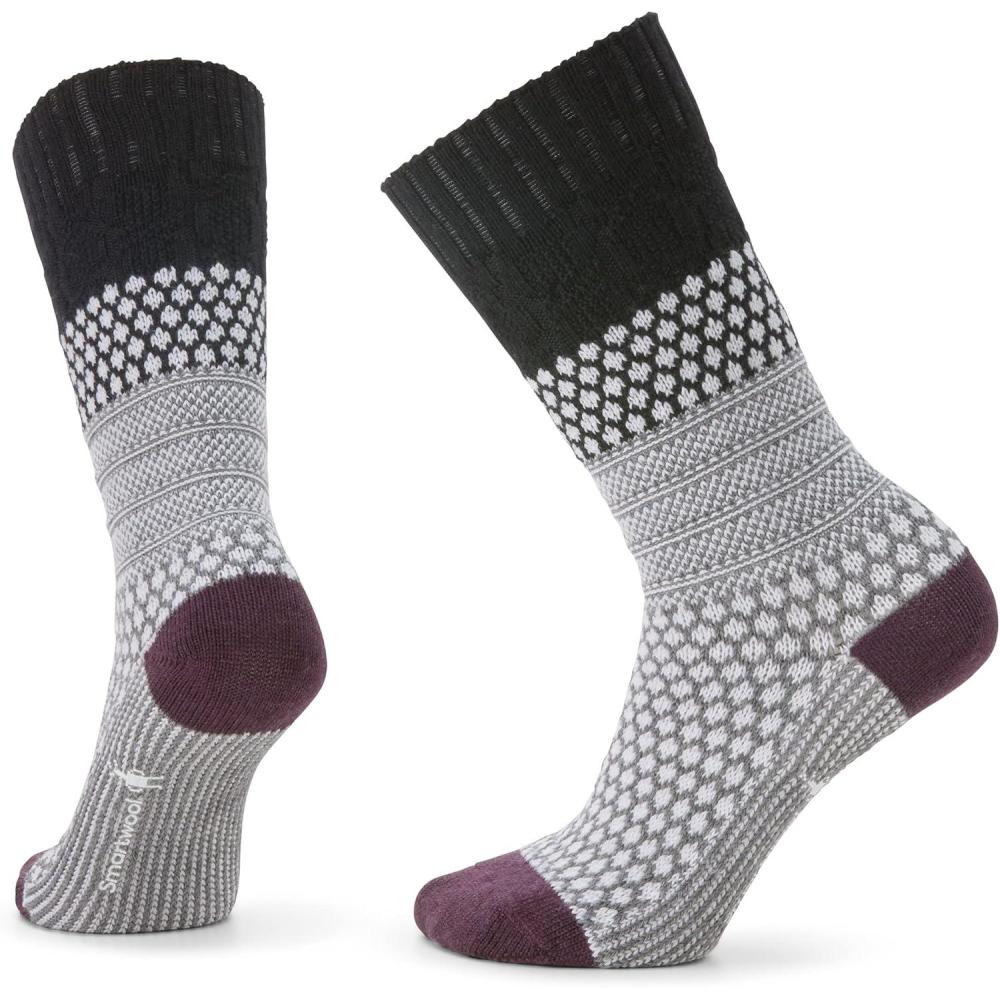 image:imageSmartwool Womens Everyday Cozy Popcorn Cable Crew SocksBlack