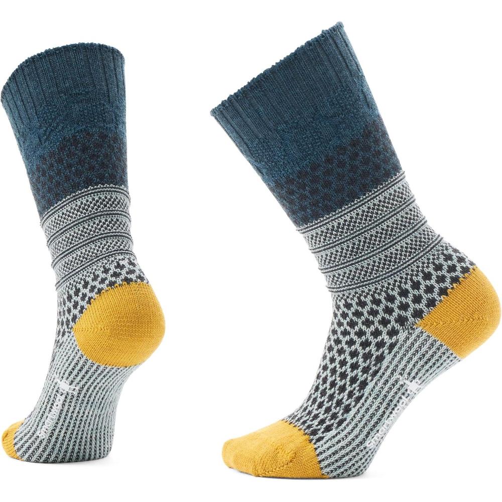 image:imageSmartwool Womens Everyday Cozy Popcorn Cable Crew SocksFrosty Green