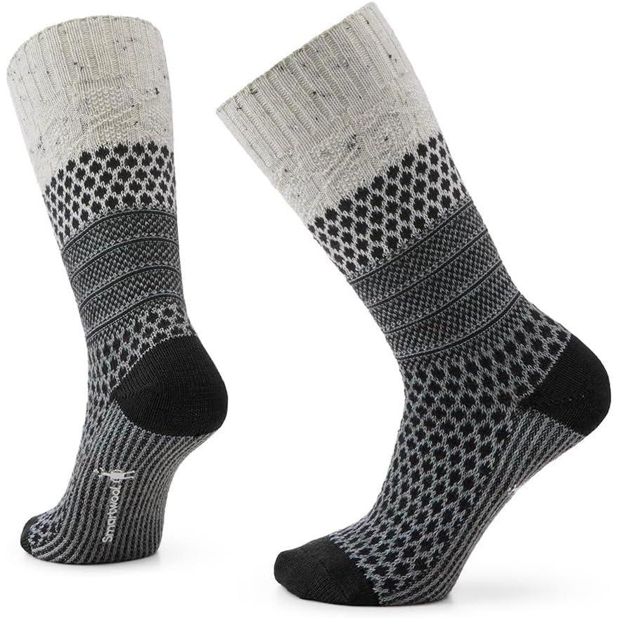 image:imageSmartwool Womens Everyday Cozy Popcorn Cable Crew SocksNatural Donegal