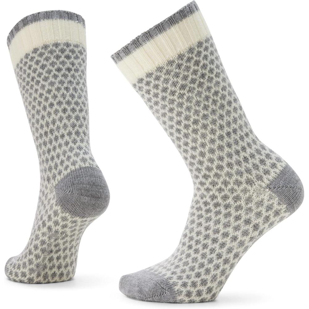 image:imageSmartwool Womens Everyday Cozy Popcorn Polka Dot Crew SocksNatural