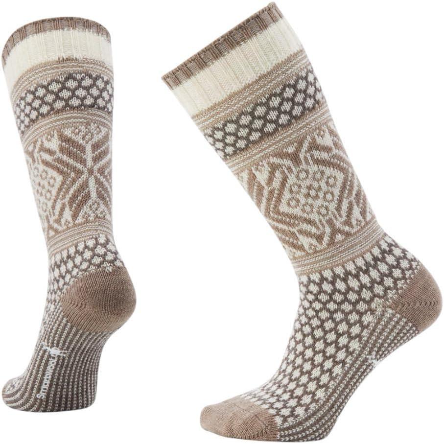 image:imageSmartwool Womens Everyday Cozy Popcorn Snowflake Crew SocksMoonbeam