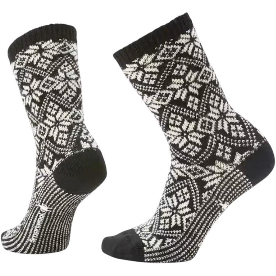 image:imageSmartwool Womens Everyday Cozy Traditional Snowflake Crew SocksBlack