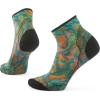image:imageSmartwool Womens Bike Zero Cushion Jungle Music Print Ankle Socks Honey Gold Large