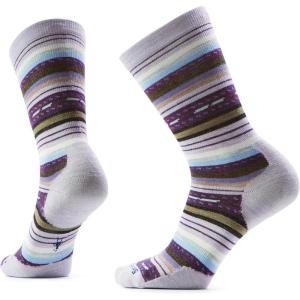 Smartwool Everyday Margarita Crew Socks For Men And Women(Purple Eclipse)