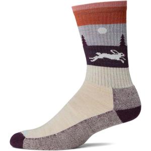 Smartwool Unisex Everyday Hare Chase Crew Socks(Moonbeam)